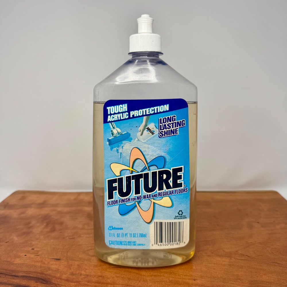Vintage 1998 SC Johnson Future Acrylic Floor Finish Polish 27oz 90% Gloss